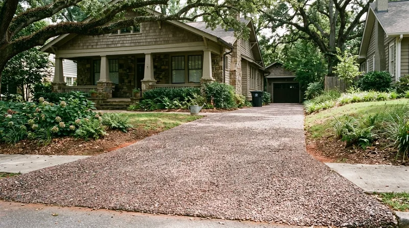 Tar & Chip Driveways Atlanta